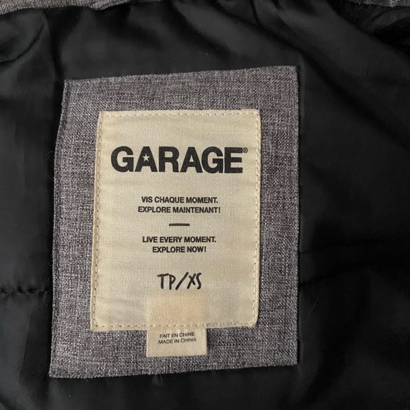 Garage Grey Winter Coat with lots of pockets! - Picture 7 of 8